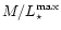 $M/L_{\star}^{\rm max}$