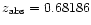 $z_{\rm abs}=0.68186$