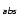 $_\mathsfsl{abs}$