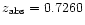 $z_{\rm abs}=0.7260$