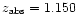 $z_{\rm abs}=1.150$
