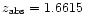 $z_{\rm abs}=1.6615$