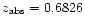 $z_{\rm abs}=0.6826$
