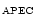 $_{\rm
APEC}$