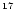 $^{{\rm 1}{\rm 7}{\rm } }$
