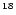 $^{{\rm 1}{\rm 8}}$