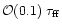 ${\cal O}(0.1)\;\tau_{\rm ff}$