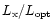 $L_{\rm x}/L_{\rm opt}$