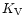 $K_{\rm V}$