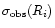 $\sigma_{\rm obs}(R_i)$