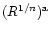 $(R^{1/n})^{{\rm a}}$