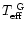 $T_{\rm eff}^{\rm\,\, G}$
