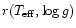 $r(T_{\rm eff}, \log g)$
