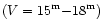 $(V = 15^{\rm m}{-}18^{\rm m})$
