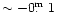 $\sim -0\hbox{$.\!\!^{\rm m}$ }1$