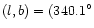 $(l,b) = (340.1^{\circ}$