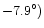$-7.9^{\circ})$