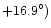 $+16.9^{\circ})$