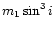 $m_1 \sin^3 i$