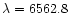 $\lambda = 6562.8$