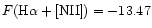 $F(\rm H\alpha+[NII])=-13.47$