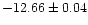 $-12.66\pm0.04$
