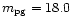 $m_{\rm pg} = 18.0$