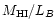 $M_{\rm HI}/L_B$