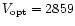 $V_{\rm opt}=2859$