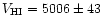 $V_{\rm HI}=5006 \pm 43$