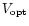 $V_{\rm opt}$
