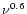 $\nu^{0.6}$