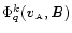 ${\Phi}^k_q({\textbf{\textit{v}}}_{\scriptscriptstyle{\rm {A}}}, {\textbf{\textit B}})$