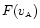 $F(v_{\scriptscriptstyle{\rm {A}}})$