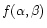 $f(\alpha,\beta)$