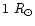 $1~R_{\odot}$