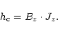 \begin{displaymath}%
h_{\rm c}=B_z\cdot J_z.
\end{displaymath}