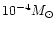 $10^{-4}M_{\odot }$