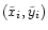 $(\tilde x_i,\tilde y_i)$