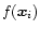 $f(\vec x_{i})$