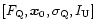 $[F_{\rm Q}, \vec x_0, \sigma_{\rm Q}, I_{\rm U}]$