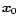 $\vec x_0$