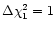 $\Delta\chi^2_{1}=1$