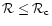 ${\cal R}\le {\cal R}_{{\rm c}}$