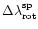 $\Delta \lambda^{\rm sp}_{\rm rot}$
