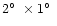 $2{\hbox{$^\circ$ }} \times 1\hbox{$^\circ$ }$