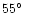 $55\hbox{$^\circ$ }$