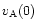 $v_{\rm A}(0)$