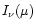 $I_{\nu }(\mu )$