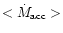 $<\dot{M}_{\rm acc}>$